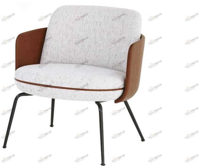 Wittmann Кресло из ткани с подлокотниками Merwyn sun-id-1446778