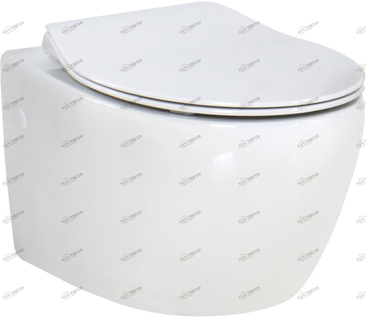 Унитаз подвесной BelBagno PROSPERO безободковый Подвесной унитаз настенный Белый BELBAGNO  Китай 