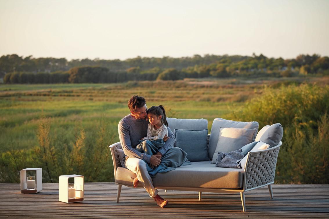 MNST580 Кушетка лава веревка 45мм антрацит Manutti Cascade - Вид №5