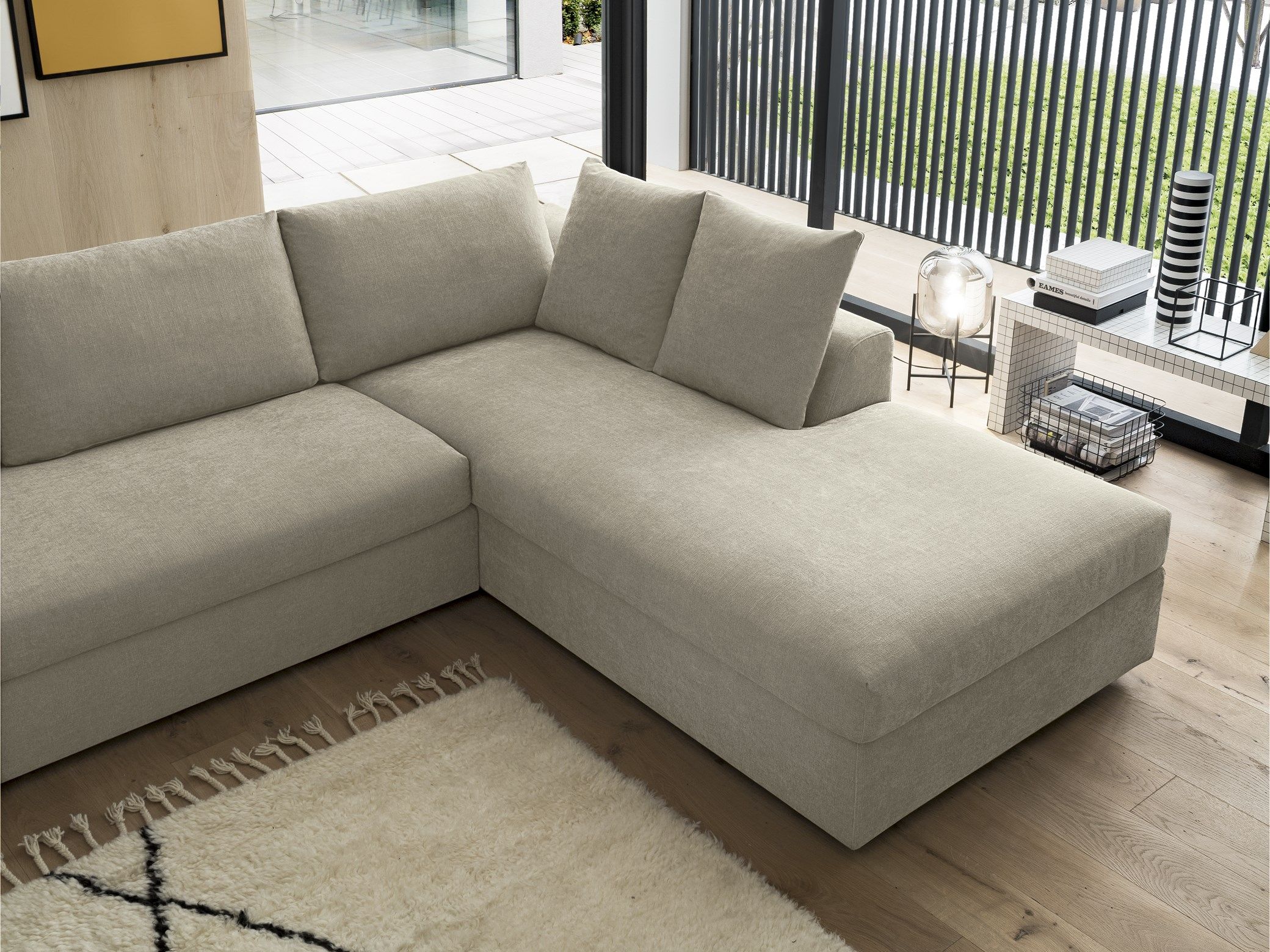 Двуспальный диван-кровать из ткани Felis Day &amp ARCH-00141564 - Вид №2