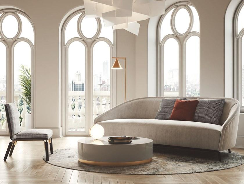 PRADDY Лакированный журнальный столик из нержавеющей стали и дерева для гостиной  Ml269  - Вид №2