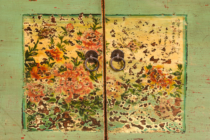 FUBR036 Основание с двумя дверями, окрашенное в зеленый цвет ijlbrown  - Вид №2