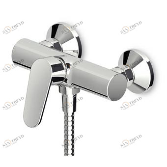 ZSN106 Смеситель для душа однорычажный внешний. <br> Картридж с ограничителем расхода и температуры. Zucchetti Sun 