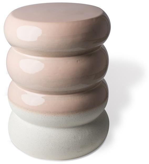 Pols Potten Низкий лакированный табурет из керамогранита sun-id-1446743 - Вид №1