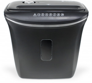 УД14-5 Уничтожитель документов , din p-5 (5 ур-нь секр.), фрагмент 1,9х12мм, 4-6 лист (70г/м2), пл. карты/скобы, 14 литров Гелеос