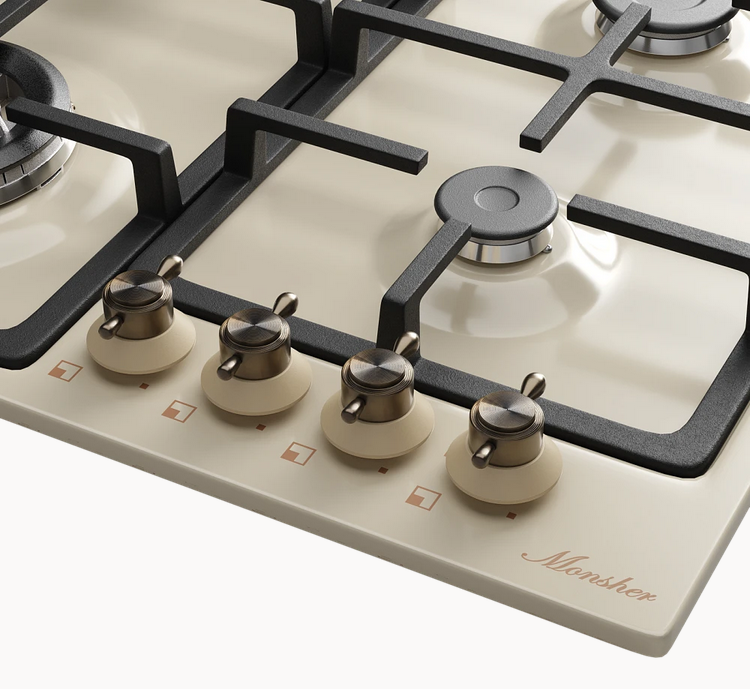 9121447 Газовая варочная поверхность Monsher MSG 67 RC Bronze STDN-0090126 - Вид №2