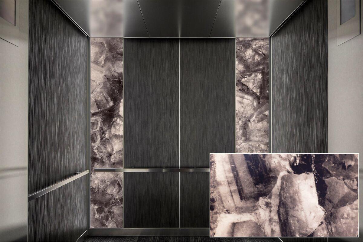 FSRT374 Зум-стекло Vivispectra с прослойкой из зебра-камня Forms-surfaces  - Вид №5