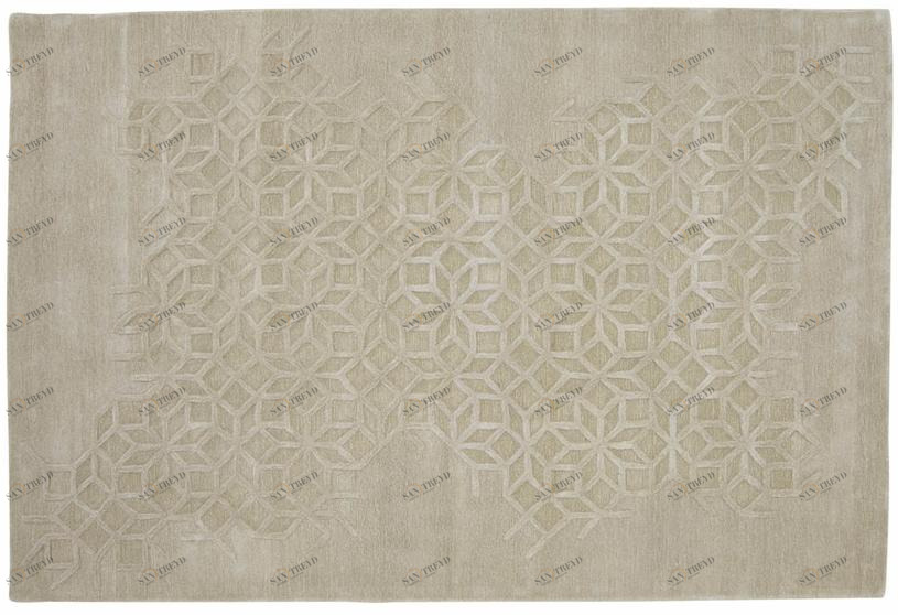 Ligne Roset Прямоугольный шерстяной коврик с геометрическими мотивами sun-id-1496690