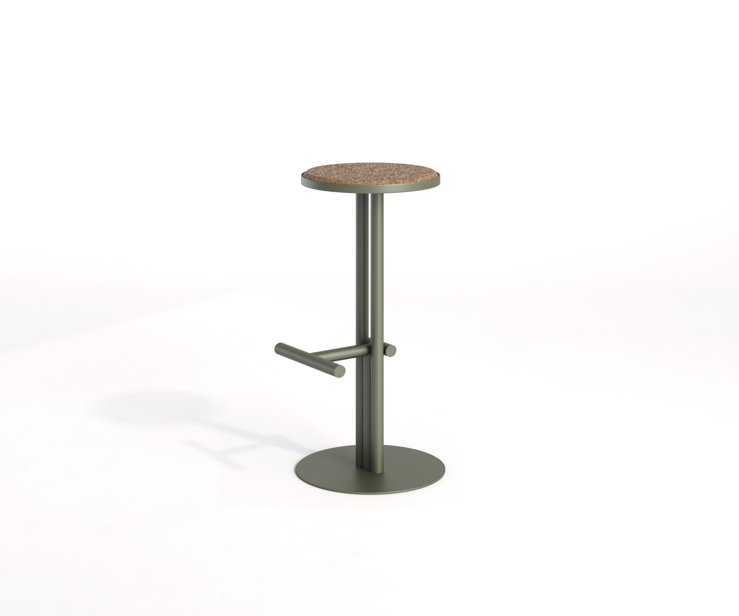 Высокий садовый стул из стали и пробки Joyf точка ARCH-00075648 - Вид №7