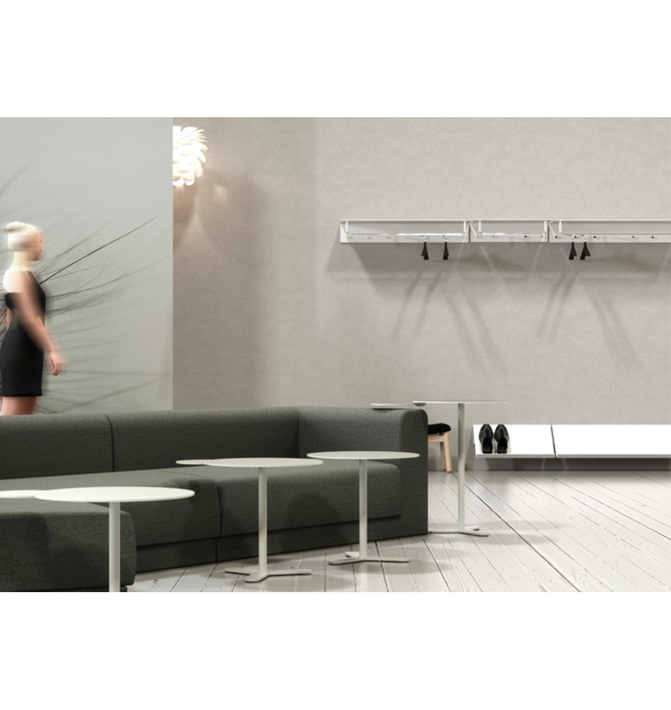 FROST Вешалка для верхней одежды UNU 600 » белая / полированная Алюминий / нержавеющая сталь Белый / полированный U4003-W  - Вид №7