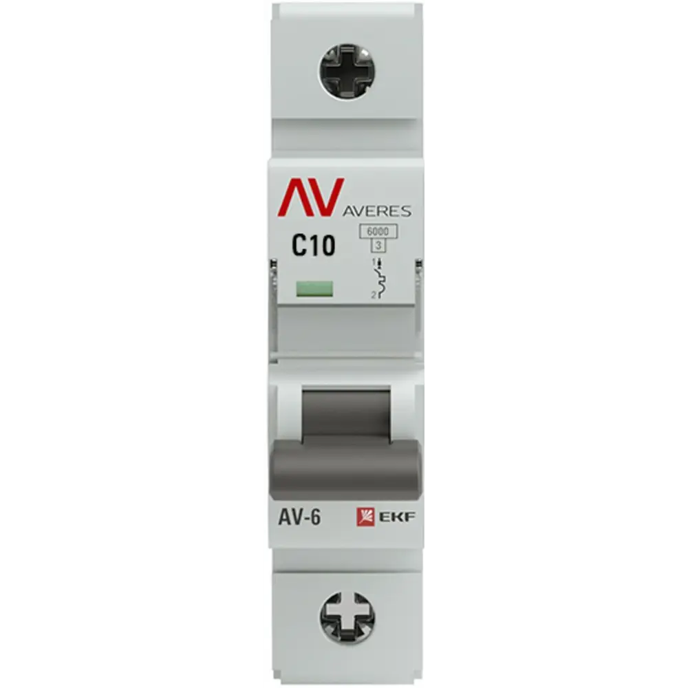 Автоматический выключатель EKF AV-6 1P для защиты электросети 84579871 STLM-0052233 - Вид №1