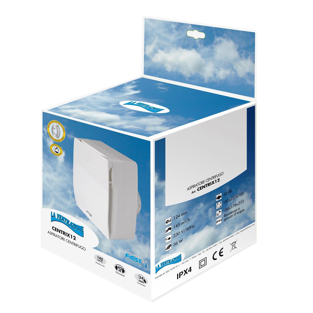 Центробежный аспиратор First Corporation вентиляция ARCH-00010902 - Вид №1