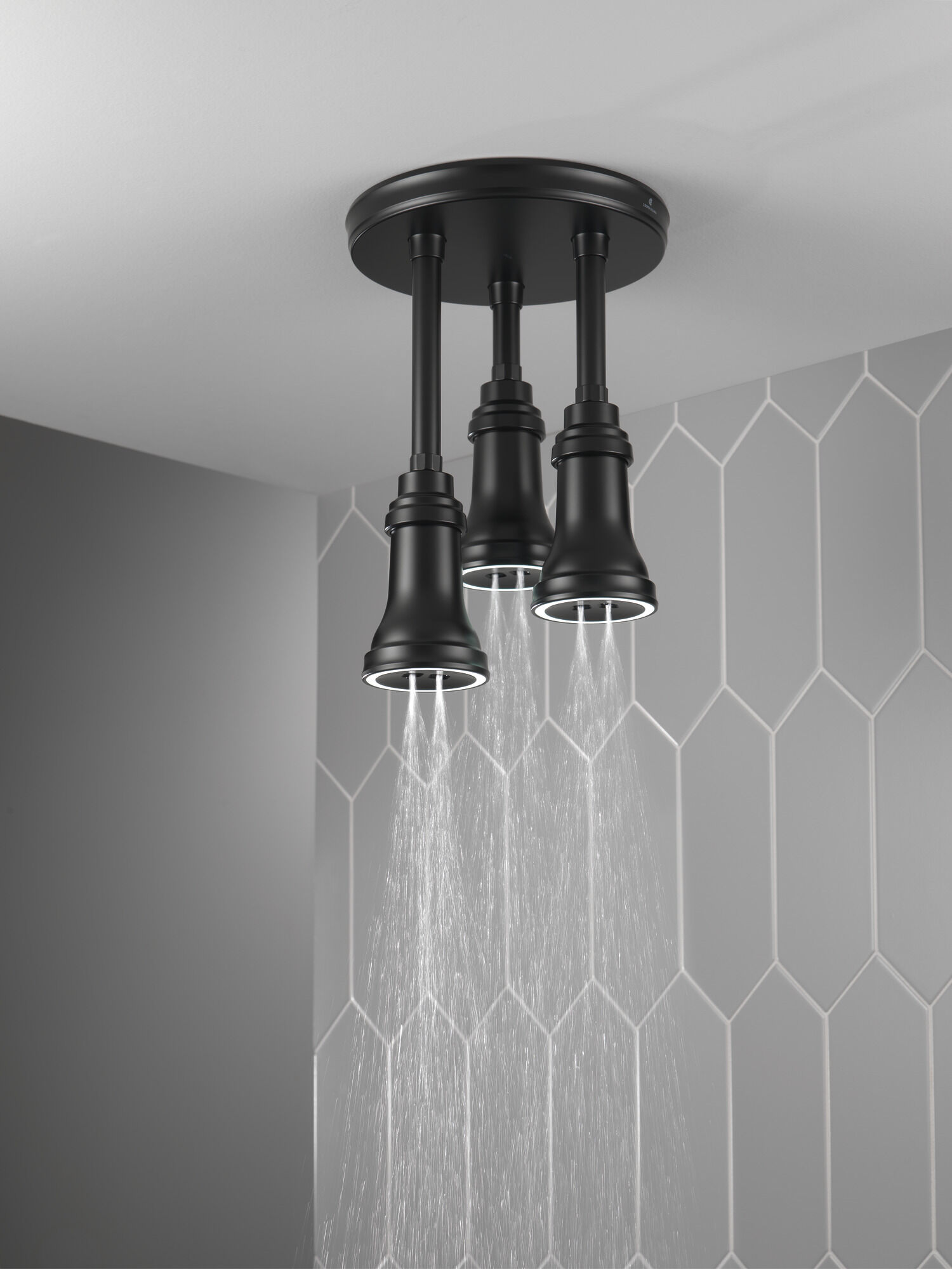 Светодиодный кулон Raincan Single-Setting H2Okinetic Delta Faucet 57190-BL25-L - Вид №2