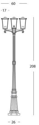 SOVIL Садовый светильник из литого алюминия Notorius sun-id-1420775 - Вид №8