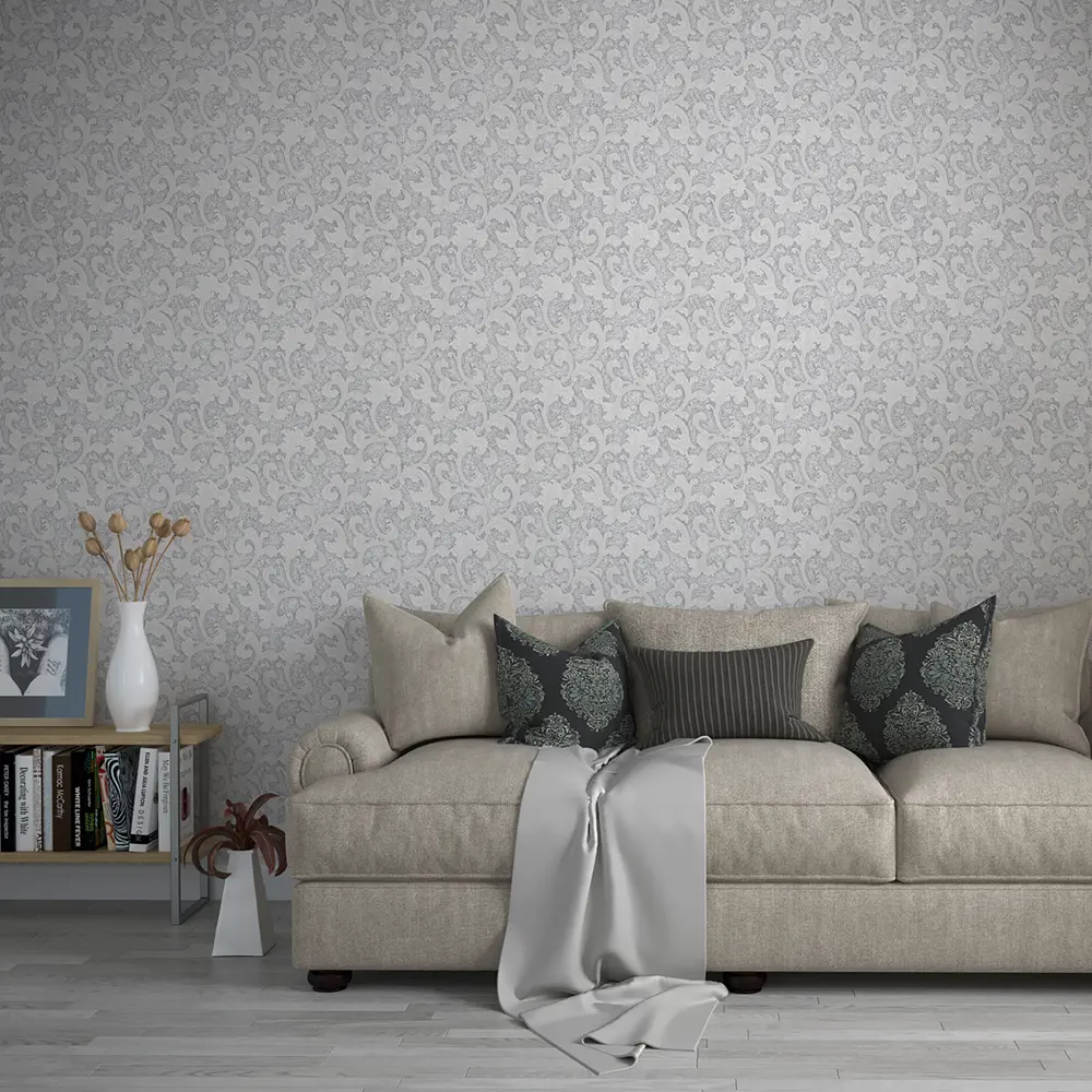 Обои флизелиновые Home Color Loredo серые 1.06 м 378-14 82555253 STLM-2097162 - Вид №2