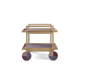 Деревянная тележка для еды