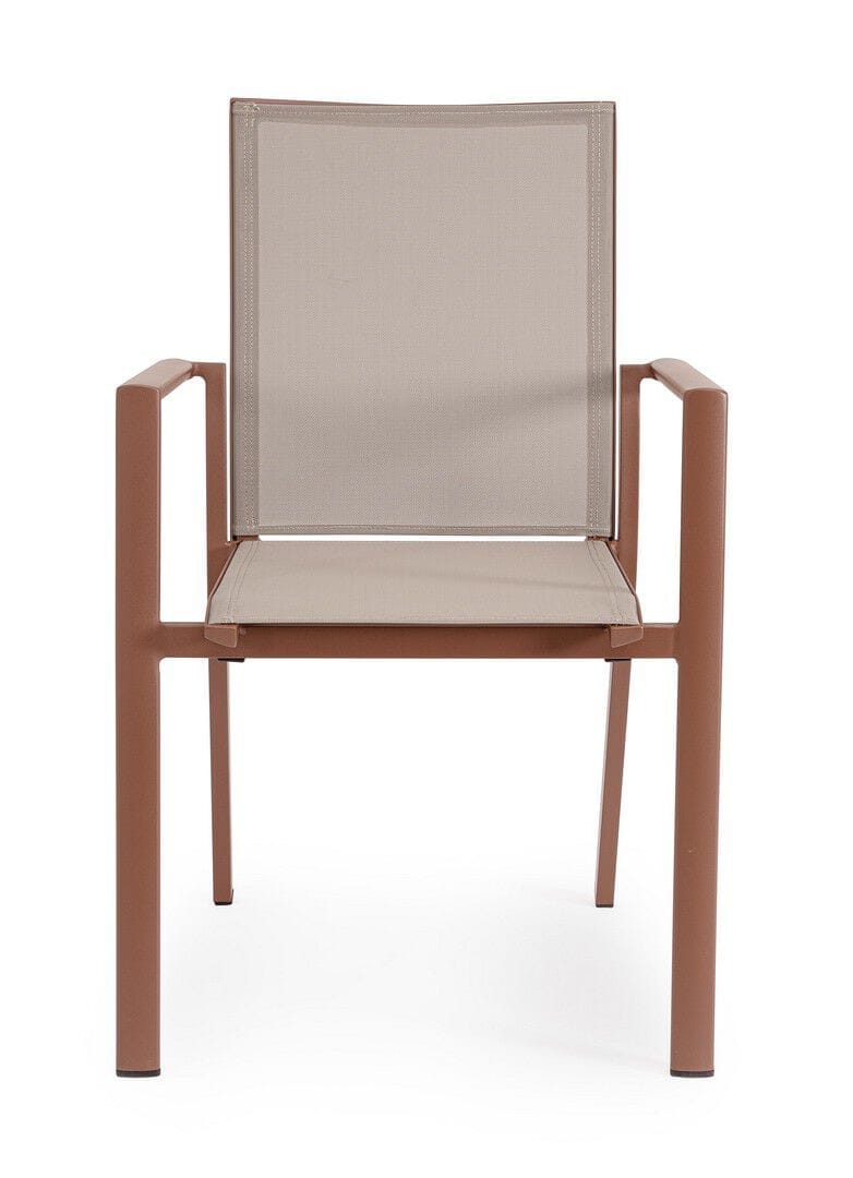 Алюминиевый штабелируемый садовый стул с подлокотниками BIZZOTTO Konnor ARCH-00101358 - Вид №53