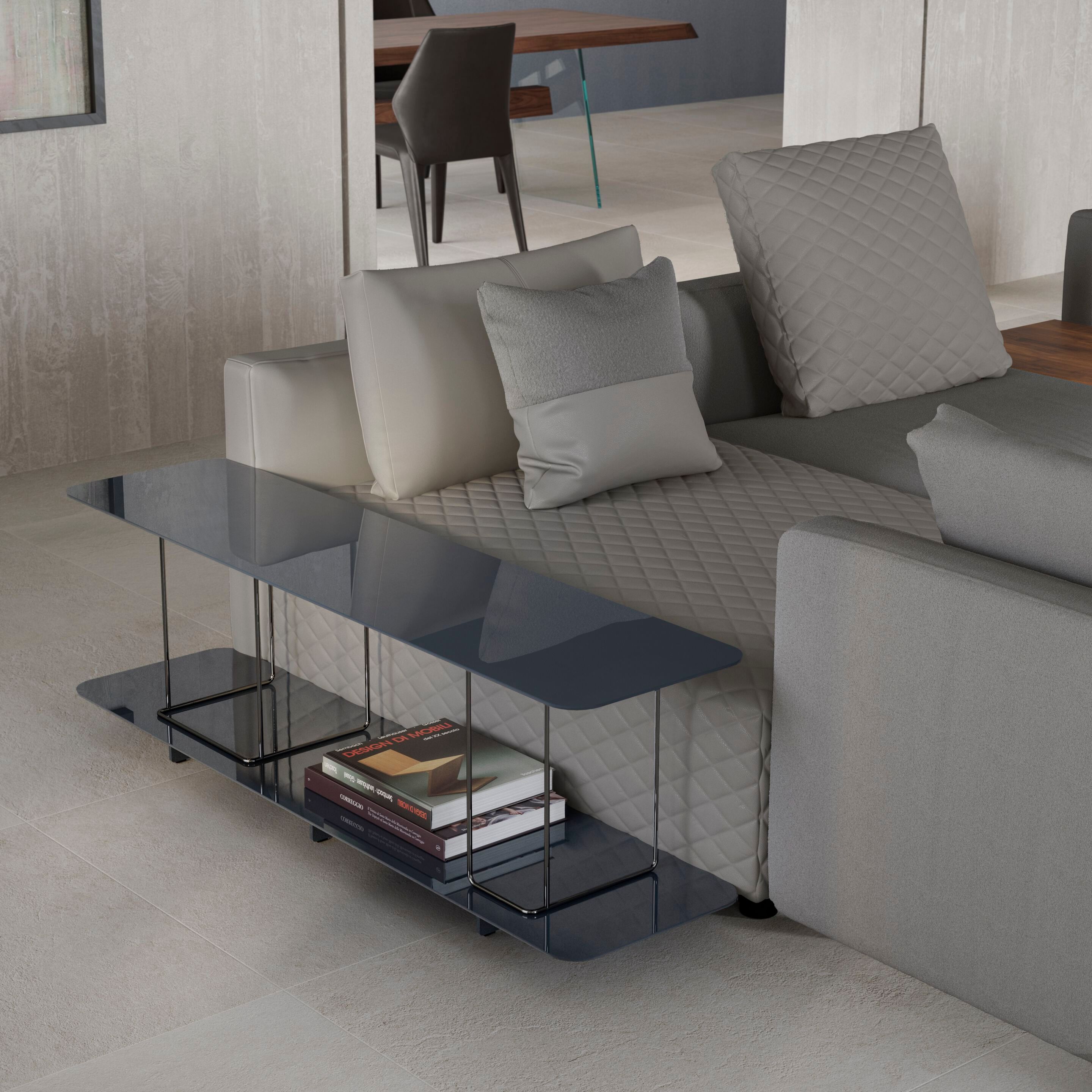 Тканевый диван с журнальной стойкой Natuzzi Italia Melpot ARCH-00030074 - Вид №7