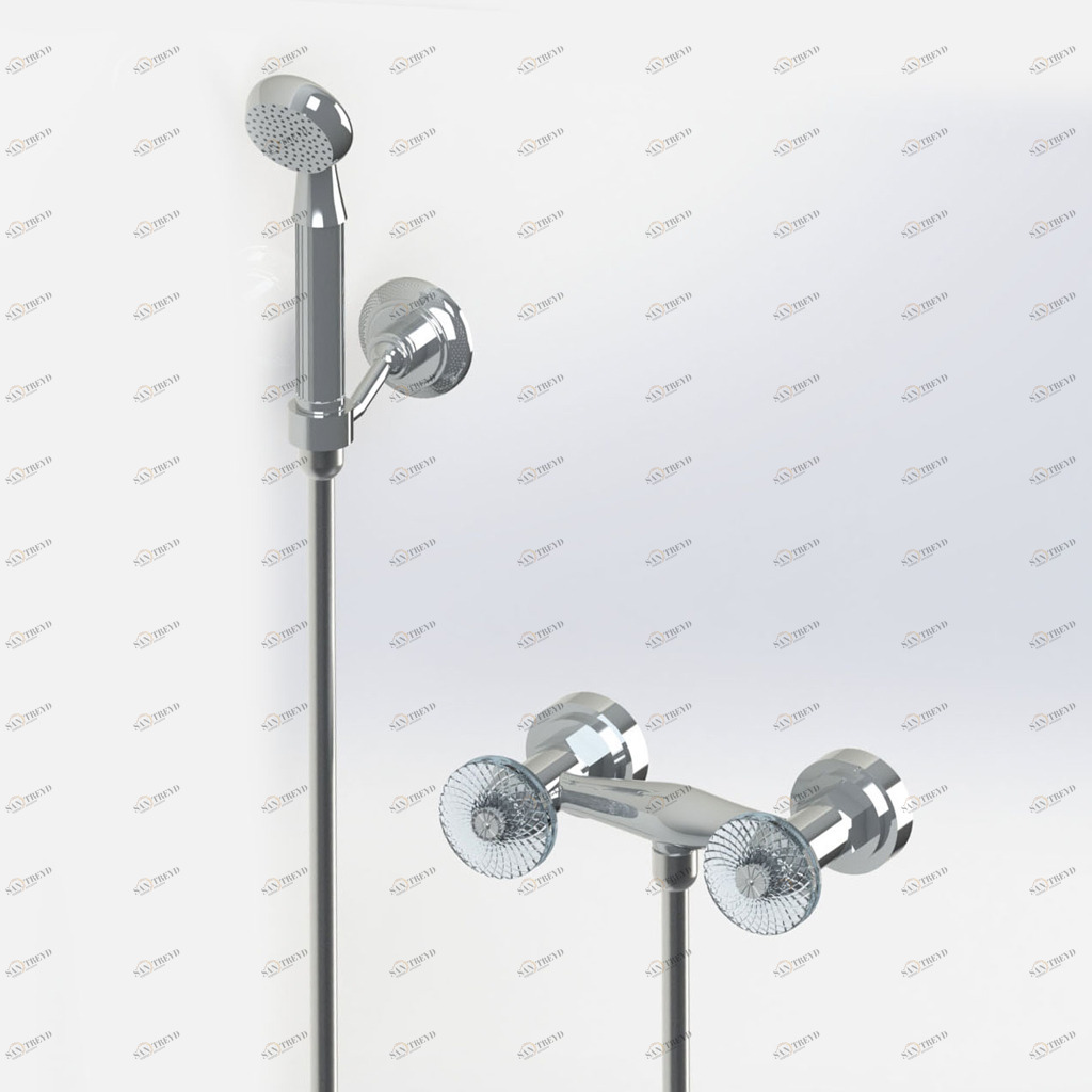 C43-2201 C43-2201 Смеситель для душа настенный КЛАССИЧЕСКАЯ ЭЛЕГАНТНОСТЬ Cristal & Bronze ÉLÉGANCE CLASSIQUE 