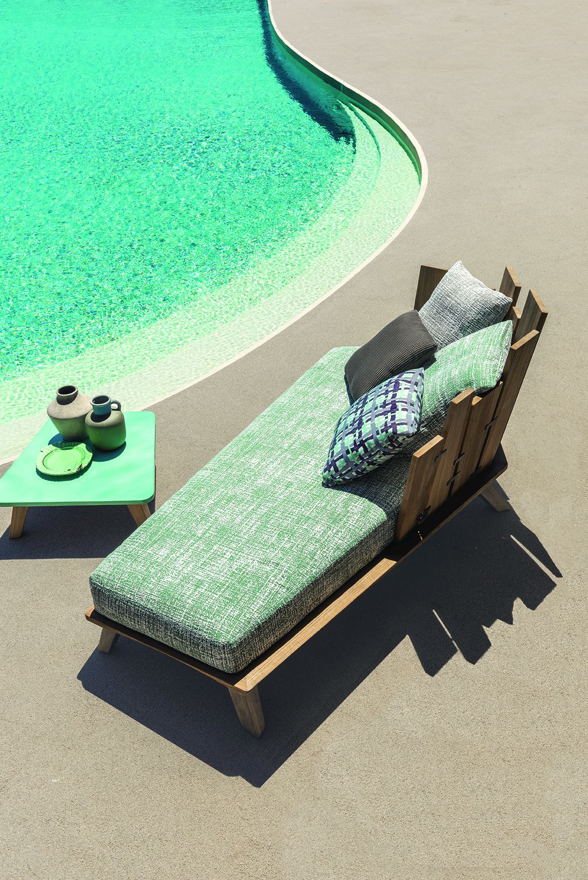 Daybed in teak Ethimo Rafael ARCH-00043901 - Вид №3