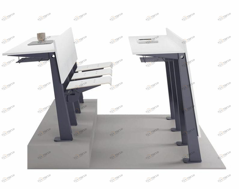 Ersa Стойка из ламината со встроенными стульями и металлической структурой sun-id-1371844