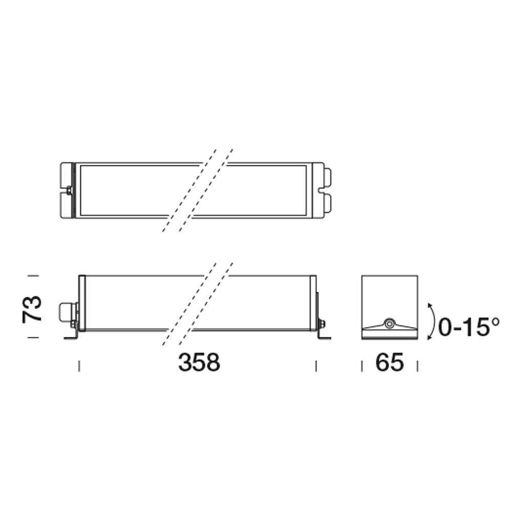 8417418 Подсветка стены Platek TETRA CORNICHE  TETRA CORNICHE - 12 LED 3000K 40°  - Вид №10