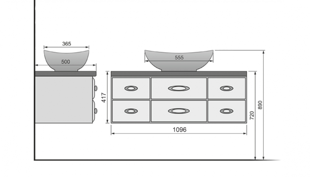 tpOLI.110-64.11.21 Тумба подвесная Velvex Olivia Santreyd - Вид №1