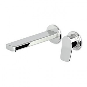 ZBR675 - R99499 - R99815 Смеситель для раковины, однорычажный, на два отверстия, с аэратором. Длина горловины 180 мм. Zucchetti Brim