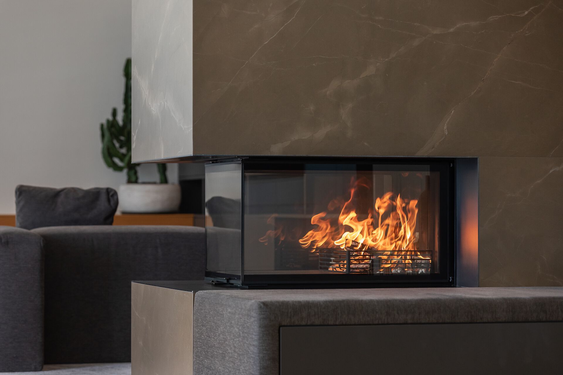 Стальной тройной фасад дровяной камин RÜEGG RIII ARCH-00145191 - Вид №7