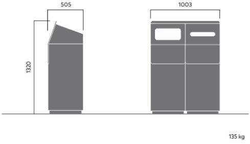 VESTRE Контейнер для мусора для раздельного сбора Acceptor sun-id-1472968 - Вид №7