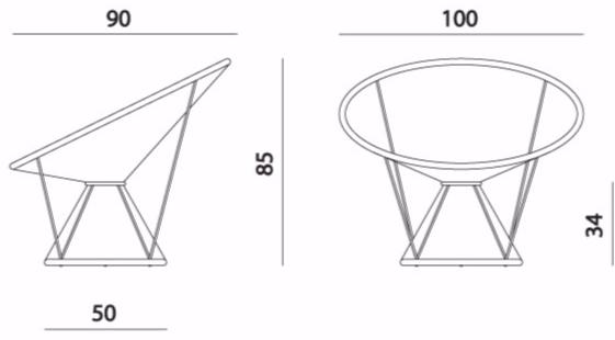 MissoniHome Кресло в коже Cordula sun-id-1394415 - Вид №6