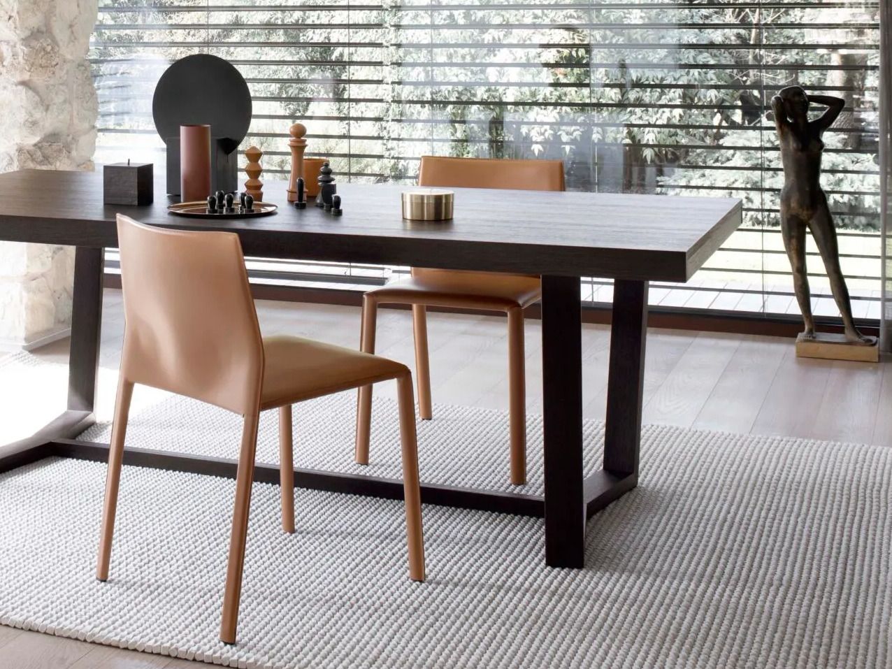 Кожаный стул Alf DaFrè CORIUM ARCH-00007313 - Вид №1