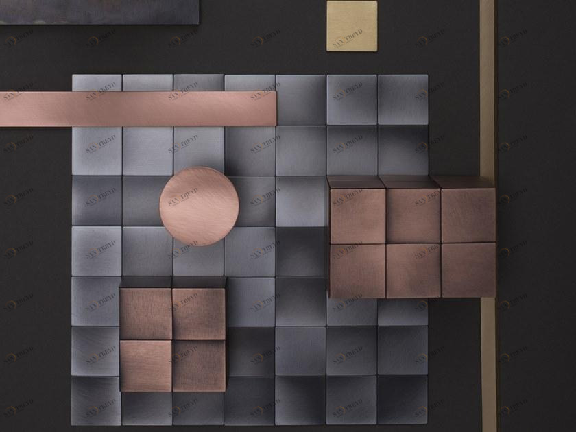 DE CASTELLI Металлическая мозаика Demosaic sun-id-1420510