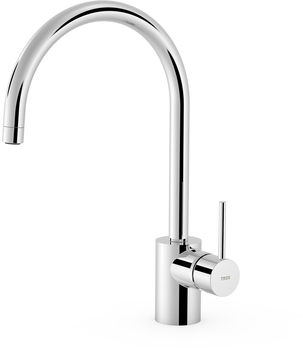 Кухонный смеситель с одной ручкой для кухни-162440 TRES