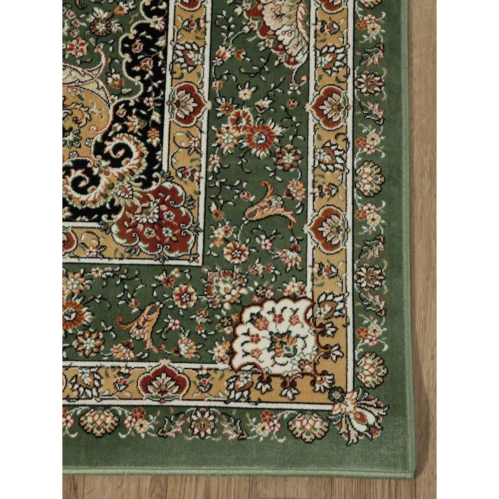 Ковер вискоза Hermitage 14708/6545 95x140 см цвет зеленый 85305671 STLM-2121547 RAGOLLE  - Вид №1