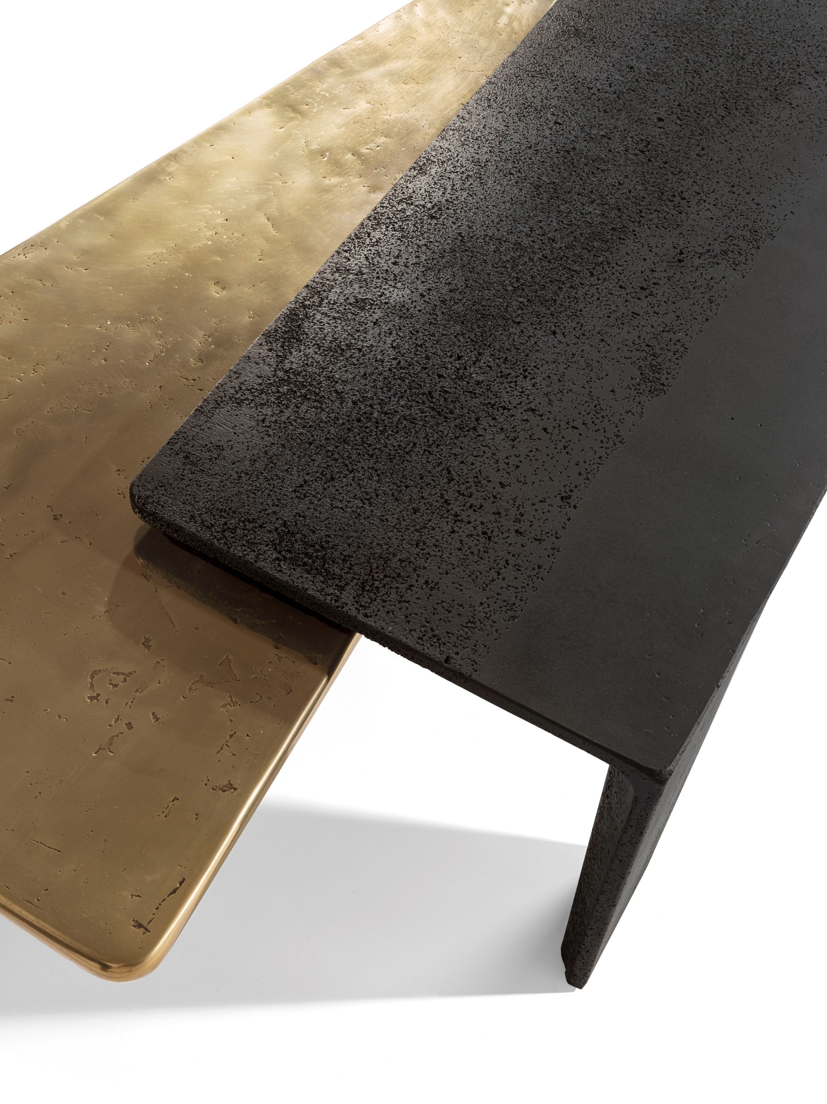 Гостиная бетон низкий прямоугольный журнальный столик Visionnaire Lego ARCH-00069707 - Вид №1