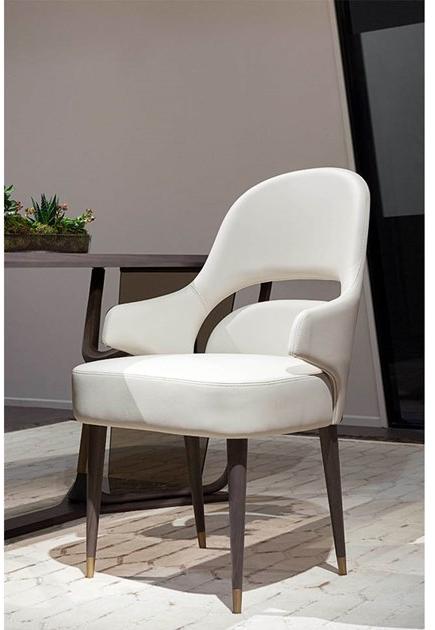 Turri Мягкое кожаное кресло с подлокотниками Vine sun-id-1466336 - Вид №1