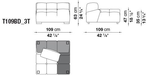 B&B Italia Модульный секционный диван Tufty time sun-id-1414316 - Вид №17