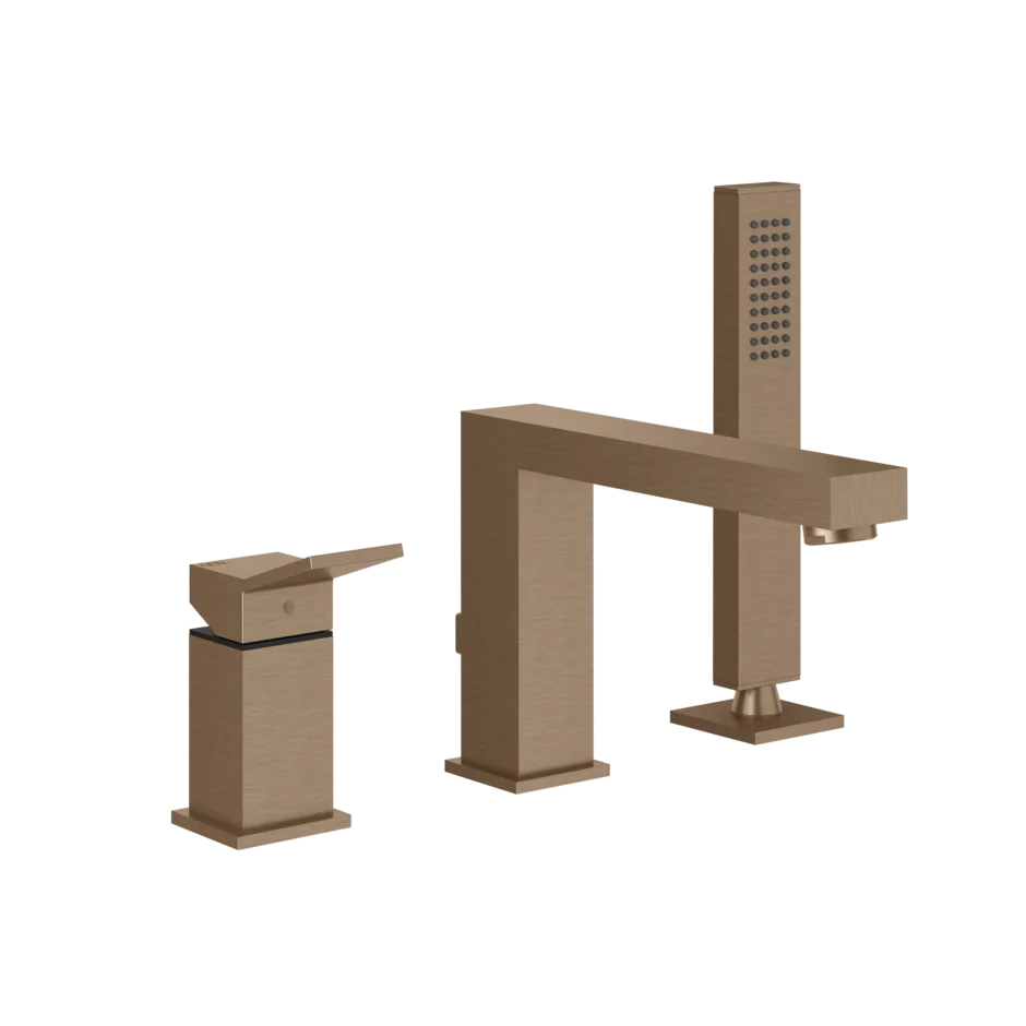 Смеситель для ванны-смеситель для душа 53037 708 Gessi Rettangolo k МЕДНЫЙ МАТОВЫЙ PVD 53037708