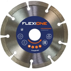 89400477 Диск алмазный универсальный Flexione сегментный 125x22.2x2 мм