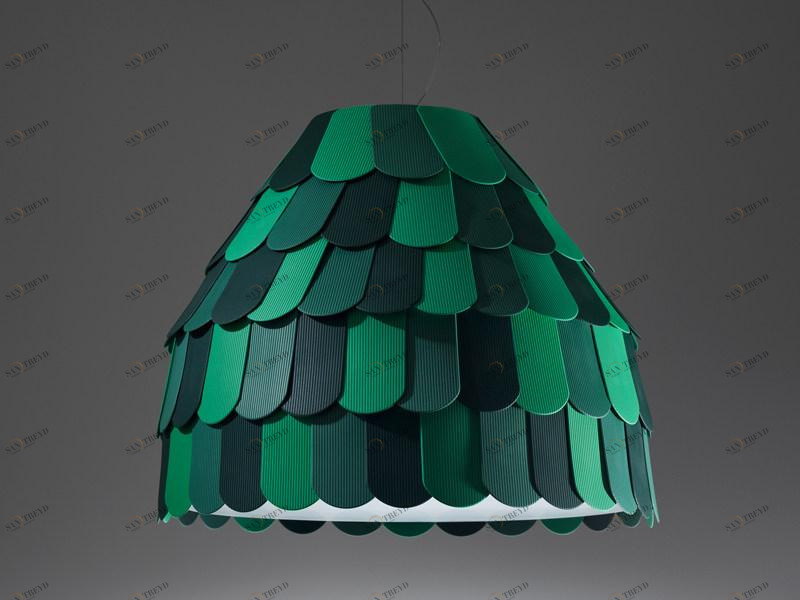 Fabbian Подвесной светильник из пластика Roofer sun-id-1391898