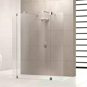 Novellini. Душевой уголок 94x100 см H4 с хромированными распорками GIADA