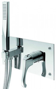 76052CR Внутристенный комплект Ares с ручным душем для душа, цвет хром