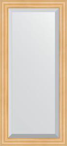 BY 1143 Зеркало с фацетом в багетной раме - сосна 62 mm EVOFORM Exclusive