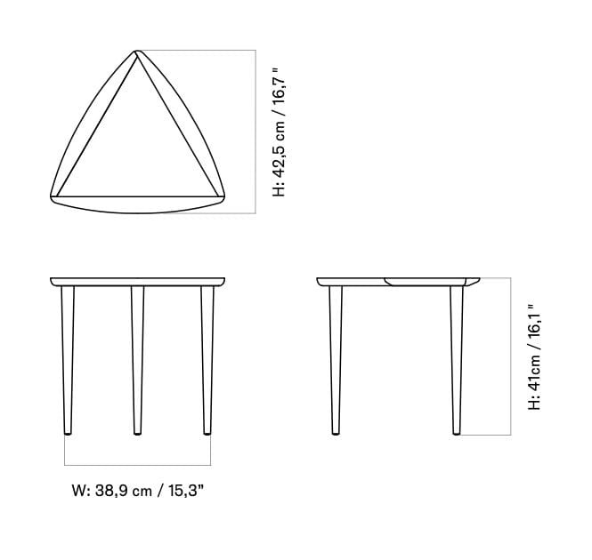Деревянный штабелируемый журнальный столик Audo Copenhagen Umanoff ARCH-00021569 - Вид №8