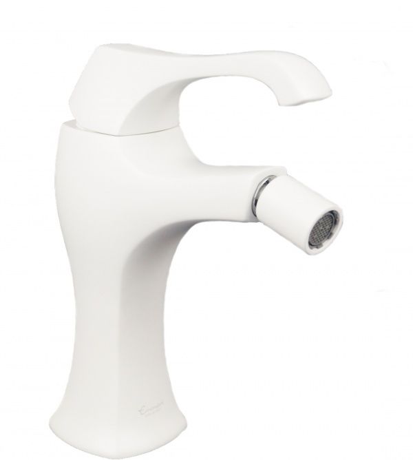 76004BIO Смеситель Ares с донным клапаном для Биде, цвет белый-матовый EMMEVI