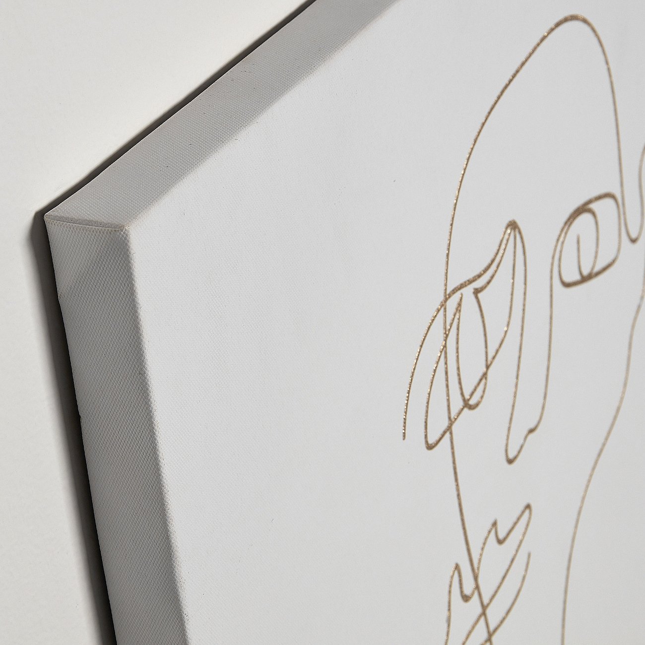 Картина на холсте 60х40 см белая Nisma от La Forma LA FORMA NISMA 343105 Белый;серый  - Вид №1