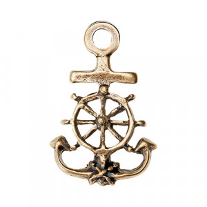 09074 Амулет защитный №1, латунь "Якорь" Giftman