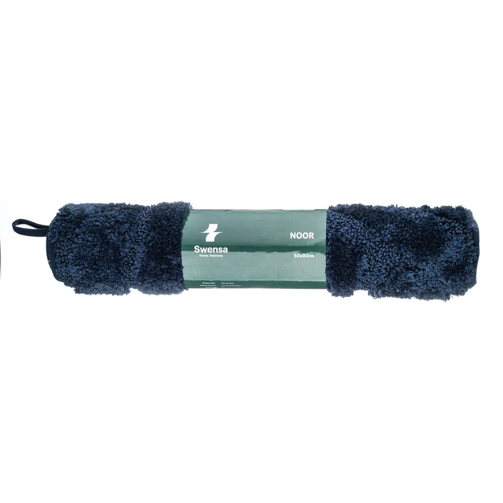 Коврик для ванной SWENSA Noor — уют и безопасность в синих тонах 89379357 STLM-1381934 - Вид №1