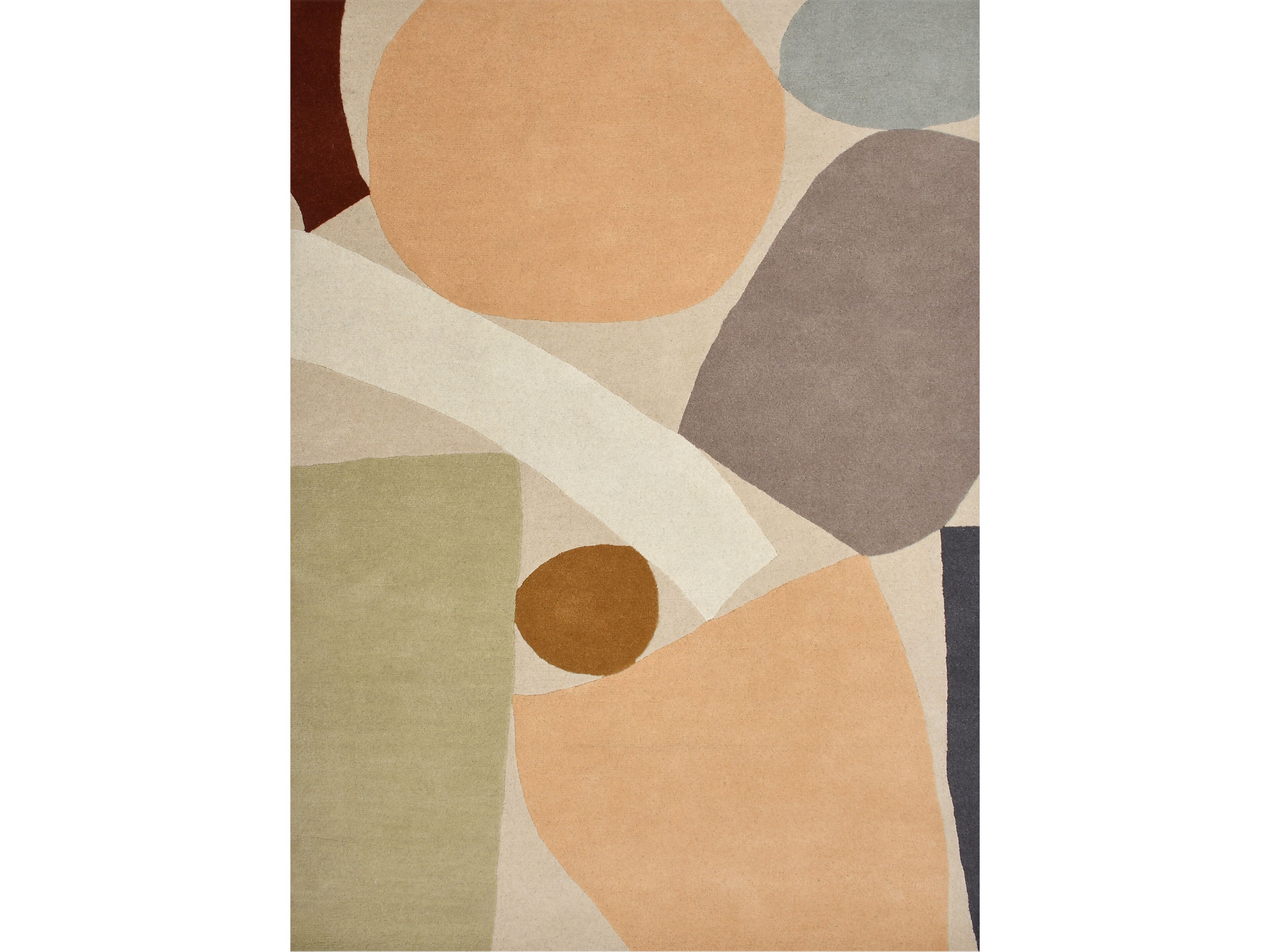 Прямоугольный шерстяной ковер Biobject KIVU ARCH-00052915